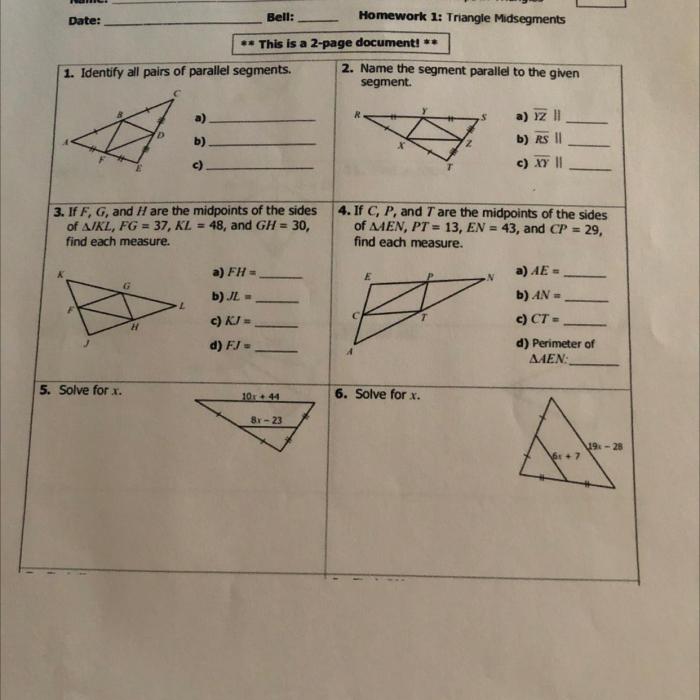 Unit 4 homework 1 classifying triangles