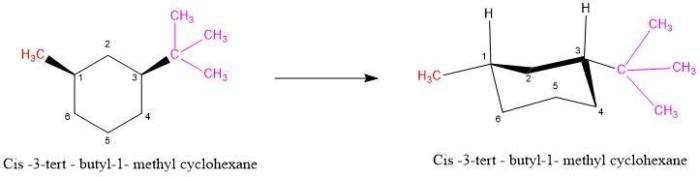 Cis 1 tert butyl 3 methylcyclohexane