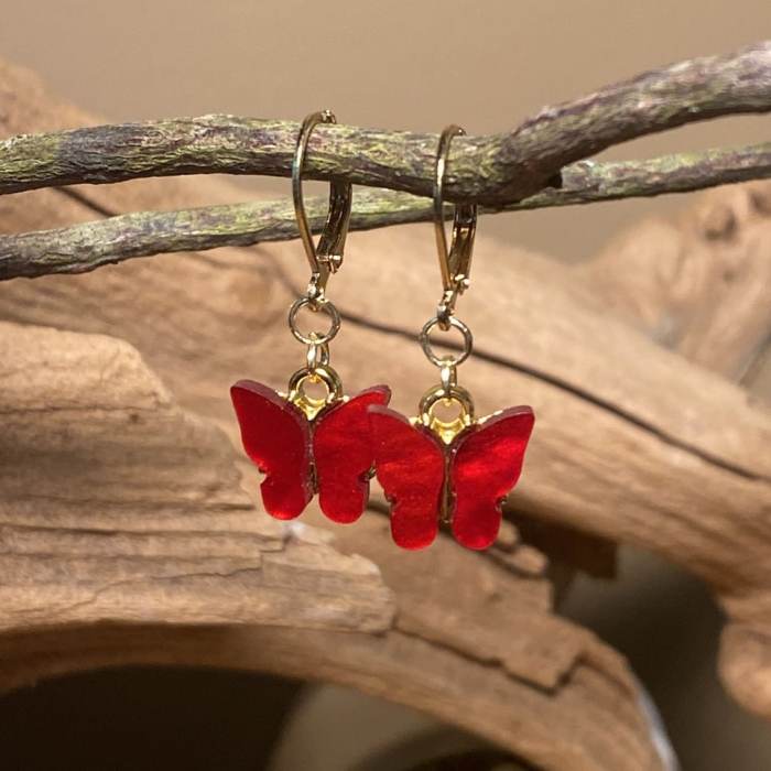 Summer of the mariposas ear pendant