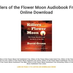 Killers audiobook